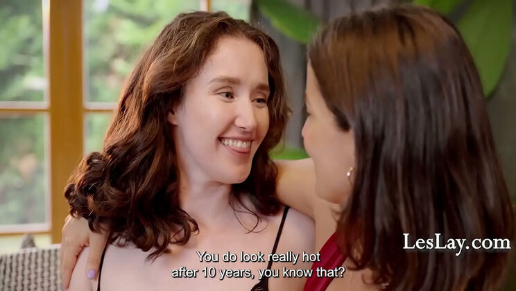Former Classmates Reunite for Lesbian Fun Calita Fire and Josie Boo Eat Pussy
