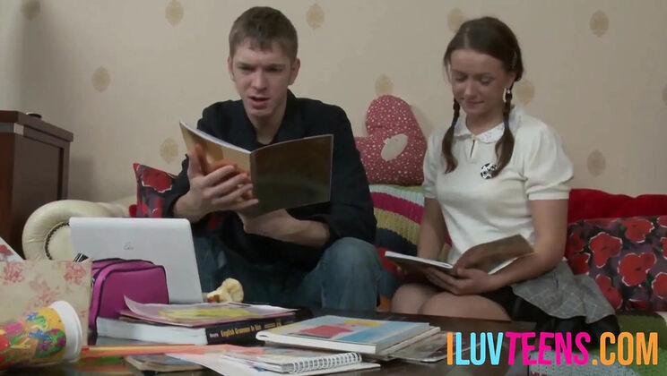 Young stud Markus Dupree sprays cum all over Oliviya Dis' cute face