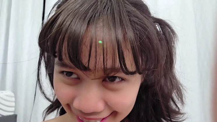 Insanely Alluring Asian Teen Gives Full Body Tour in POV Close-Up