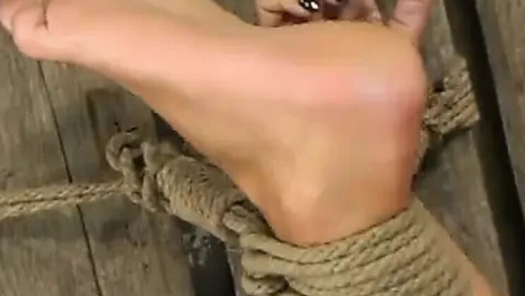 Blonde Submissive Sandra Romain Gets Tied and Facefucked by Dominant Evan Stone