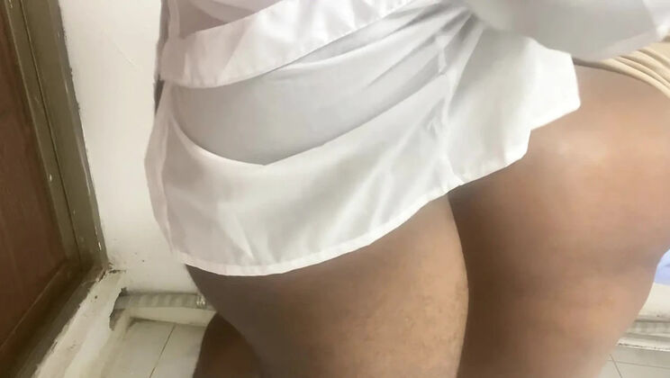Doctor slides his big cock deep inside patient's wet pussy