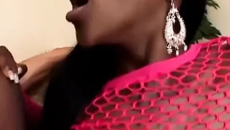 Horny Ebony Babe Takes My Big Black Cock In Her Ass And Mouth