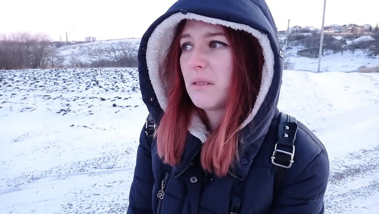 SweetAndFlow gets fucked hard in the snowy outdoors