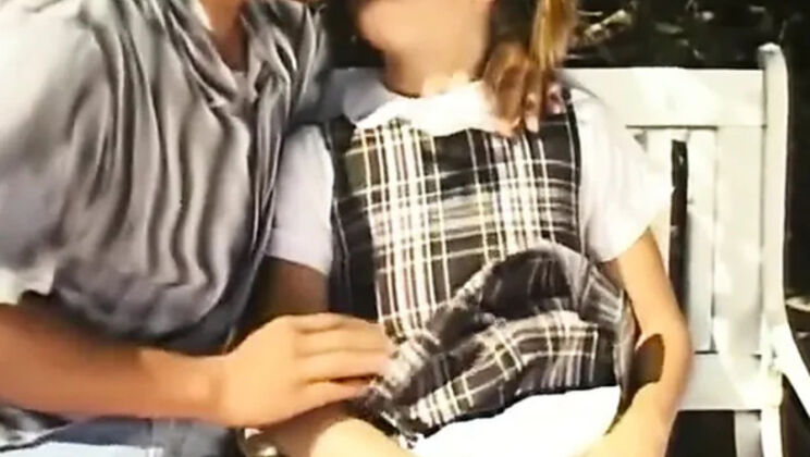 Young Blonde Teen Dominica Leoni Sucks and Rides Old American Cock