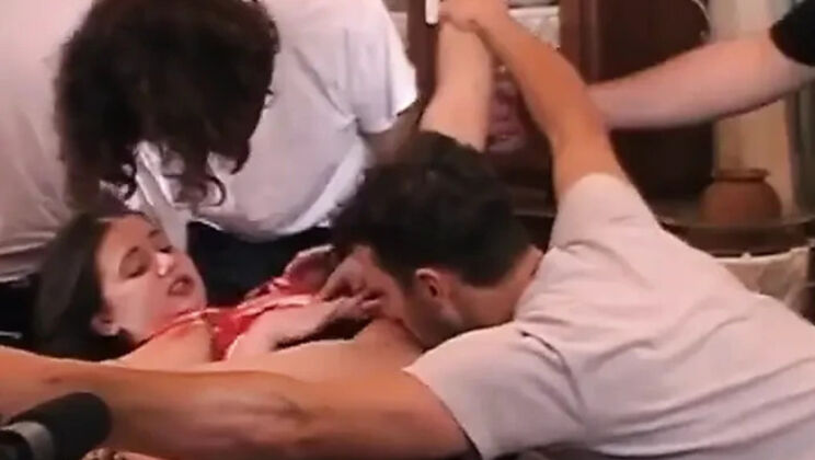 Silvia Lancome Licking Fucking Fingering Orgy Party
