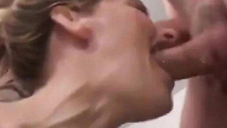 Thirsty MILF Heather Pink Swallows a Huge Load