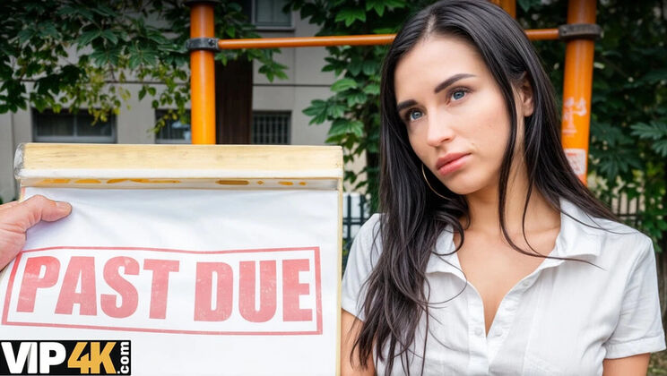 DEBT4k: Hot Brunette Milena Ray Takes Cumshot Instead of Money – POV Sex with Stranger