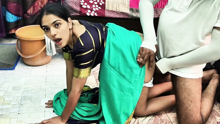 Indian Maid Fucked in Saree – Full Hindi Sex Video