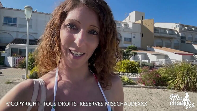 French MILF on a Boat Gets Fucked by Two Guys with Big Cocks in Rough Threesome