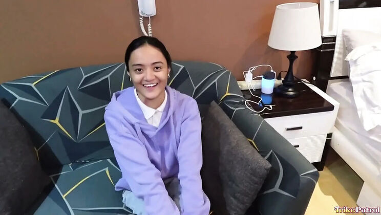 Trikepatrol Pale Asian Teen Plays Dirty Sex Game and Fucks Hard