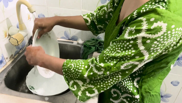 Housekeeper Fucks Me While My Wife Is Away | Riya Chowdhury Desi MILF Hardcore