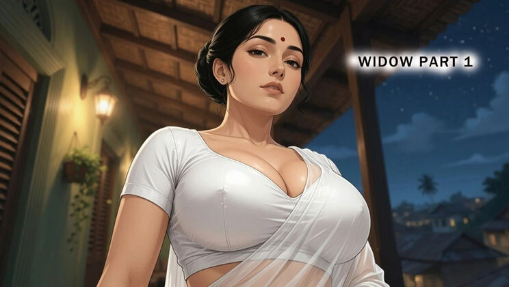 Hot Desi Widow Fucks Caring Old Man – Passionate Home Sex
